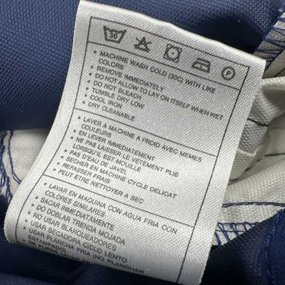 Vintage 90s Nike Windbreaker Jacket Men XL Blue 1/2 Zip Anorak Mesh Lined - Picture 3 of 16